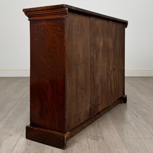 ANTIQUE 19TH CENTURY SMALL VICTORIAN BOOKCASE IN MAHOGANY - ADDITIONAL PHOTO 4
