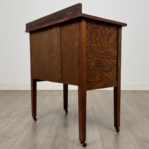 ANTIQUE 20TH CENTURY EDWARDIAN CHEST OF DRAWERS IN OAK - ADDITIONAL PHOTO 5