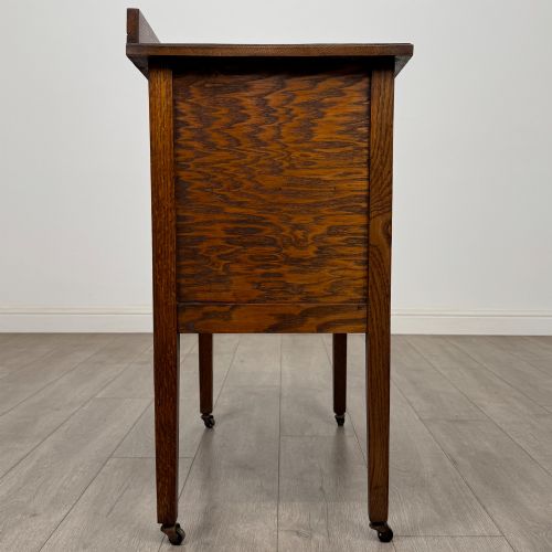 ANTIQUE 20TH CENTURY EDWARDIAN CHEST OF DRAWERS IN OAK - ADDITIONAL PHOTO 6