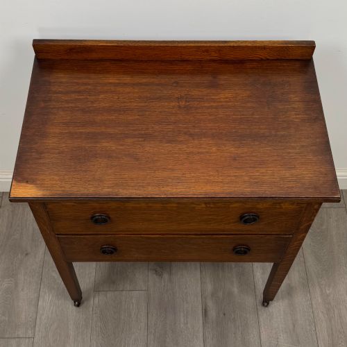 ANTIQUE 20TH CENTURY EDWARDIAN CHEST OF DRAWERS IN OAK - ADDITIONAL PHOTO 8