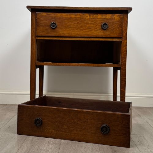 ANTIQUE 20TH CENTURY EDWARDIAN CHEST OF DRAWERS IN OAK - ADDITIONAL PHOTO 9
