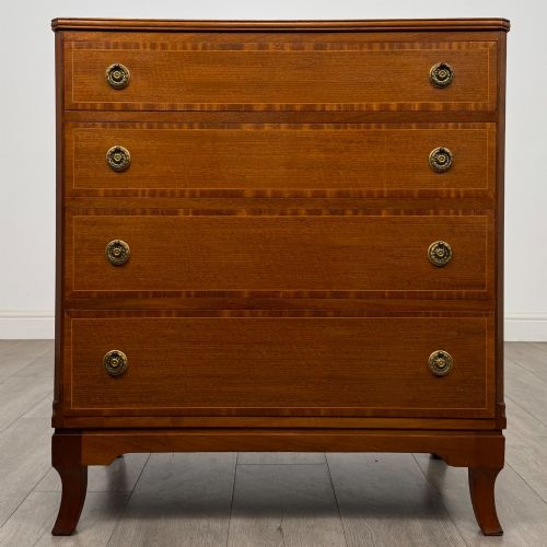 ANTIQUE 20TH CENTURY CHEST OF DRAWERS IN MAHOGANY