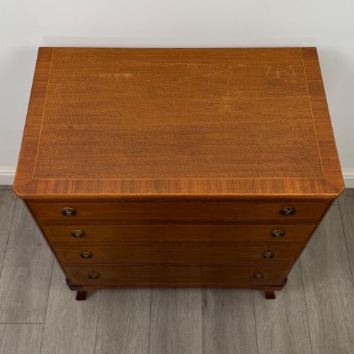 ANTIQUE 20TH CENTURY CHEST OF DRAWERS IN MAHOGANY - ADDITIONAL PHOTO 8