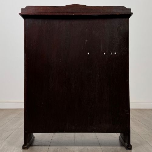 ANTIQUE 20TH CENTURY EDWARDIAN OPEN BOOKCASE IN OAK - ADDITIONAL PHOTO 5