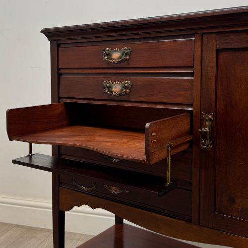ANTIQUE 20TH CENTURY EDWARDIAN CABINET IN MAHOGANY - ADDITIONAL PHOTO 12