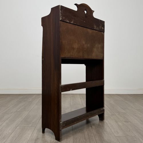 ANTIQUE 20TH CENTURY ART NOUVEAU STYLE BUREAU IN MAHOGANY - ADDITIONAL PHOTO 5