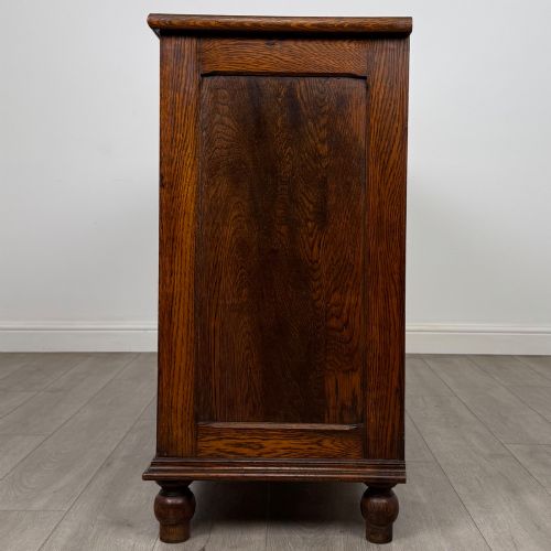 ANTIQUE 20TH CENTURY GOOD QUALITY SIDEBOARD IN OAK - ADDITIONAL PHOTO 3