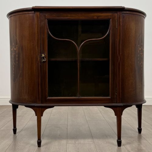 ANTIQUE 20TH CENTURY EDWARDIAN DISPLAY CABINET IN MAHOGANY