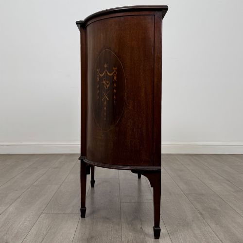 ANTIQUE 20TH CENTURY EDWARDIAN DISPLAY CABINET IN MAHOGANY - ADDITIONAL PHOTO 3
