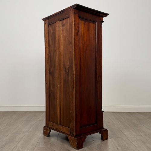 ANTIQUE 20TH CENTURY NARROW CHEST OF DRAWERS IN MAHOGANY - ADDITIONAL PHOTO 5