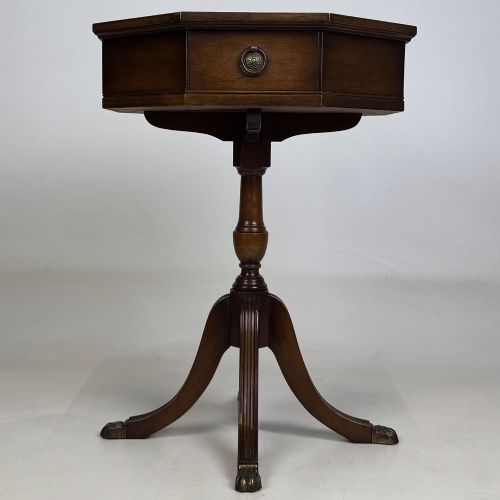 ANTIQUE 20TH CENTURY PAIR OF BEDSIDE CABINETS IN MAHOGANY - ADDITIONAL PHOTO 4