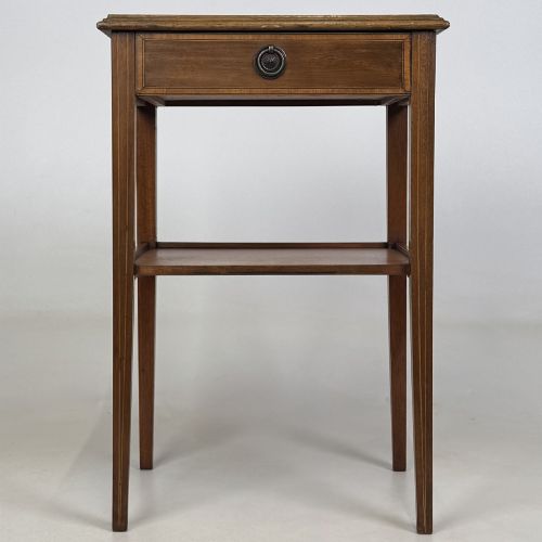 ANTIQUE 20TH CENTURY PAIR OF BEDSIDE CABINETS IN MAHOGANY - ADDITIONAL PHOTO 1