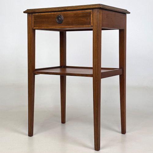 ANTIQUE 20TH CENTURY PAIR OF BEDSIDE CABINETS IN MAHOGANY - ADDITIONAL PHOTO 2
