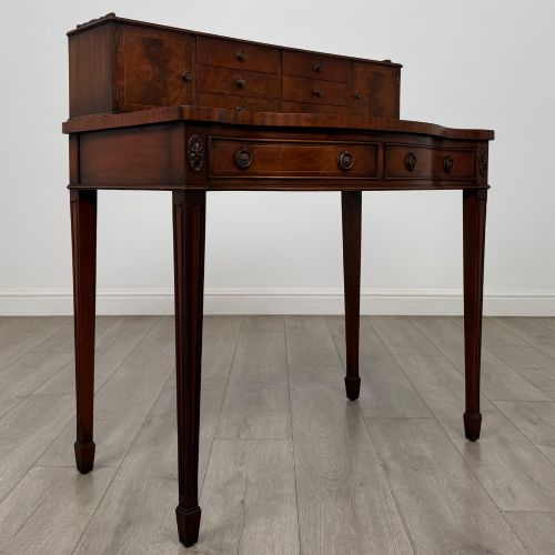 ANTIQUE 20TH CENTURY WRITING TABLE IN MAHOGANY - ADDITIONAL PHOTO 7