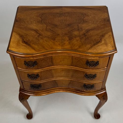 ANTIQUE 20TH CENTURY SMALL CHEST OF DRAWERS IN WALNUT - ADDITIONAL PHOTO 8