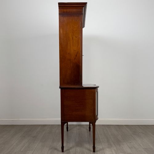 ANTIQUE 19TH CENTURY GLAZED DISPLAY CABINET IN MAHOGANY - ADDITIONAL PHOTO 7