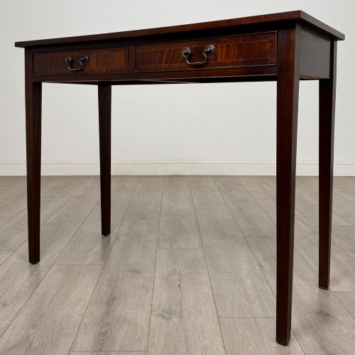 ANTIQUE 20TH CENTURY WRITING TABLE IN MAHOGANY - ADDITIONAL PHOTO 1