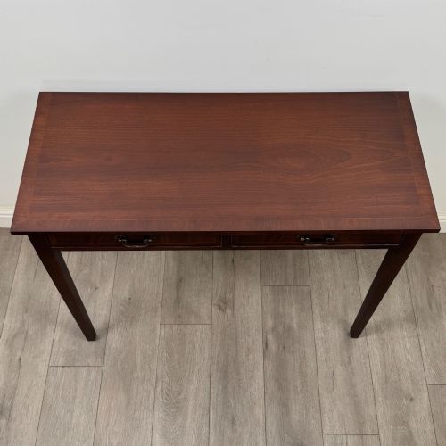 ANTIQUE 20TH CENTURY WRITING TABLE IN MAHOGANY - ADDITIONAL PHOTO 8