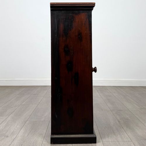 ANTIQUE 20TH CENTURY EDWARDIAN RUSTIC PINE CABINET - ADDITIONAL PHOTO 7