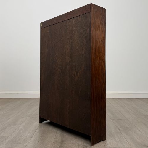 ANTIQUE 20TH CENTURY EDWARDIAN OPEN BOOKCASE IN OAK - ADDITIONAL PHOTO 6