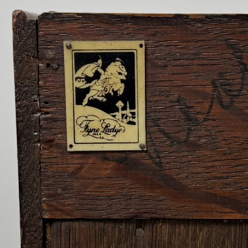 ANTIQUE 20TH CENTURY EDWARDIAN OPEN BOOKCASE IN OAK - ADDITIONAL PHOTO 10