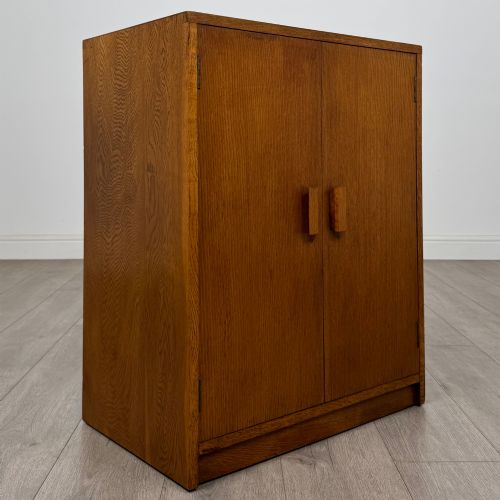 ANTIQUE 20TH CENTURY FITTED CUPBOARD IN GOLDEN OAK - ADDITIONAL PHOTO 8