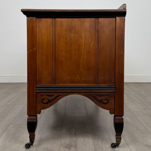 ANTIQUE 20TH CENTURY LOW SIDEBOARD IN MAHOGANY - ADDITIONAL PHOTO 3