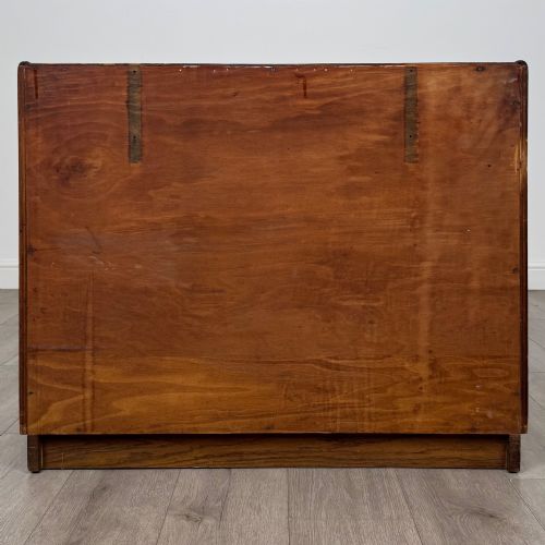 ANTIQUE 20TH CENTURY CHEST OF DRAWERS IN GOLDEN OAK - ADDITIONAL PHOTO 4