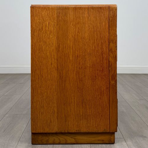 ANTIQUE 20TH CENTURY CHEST OF DRAWERS IN GOLDEN OAK - ADDITIONAL PHOTO 6