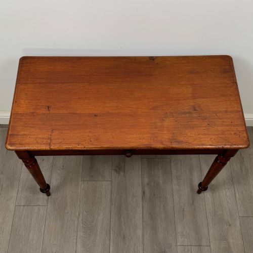 ANTIQUE 19TH CENTURY VICTORIAN WRITING TABLE IN MAHOGANY - ADDITIONAL PHOTO 8