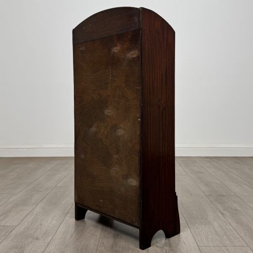 ANTIQUE 20TH CENTURY EDWARDIAN SMALL OPEN BOOKCASE IN OAK - ADDITIONAL PHOTO 5