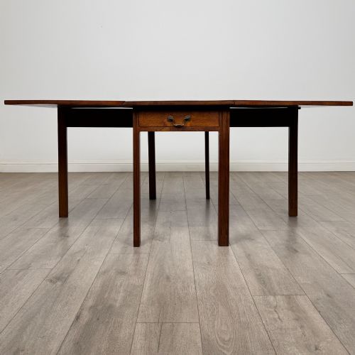 ANTIQUE 20TH CENTURY GOOD QUALITY DROP LEAF TABLE IN OAK - ADDITIONAL PHOTO 4