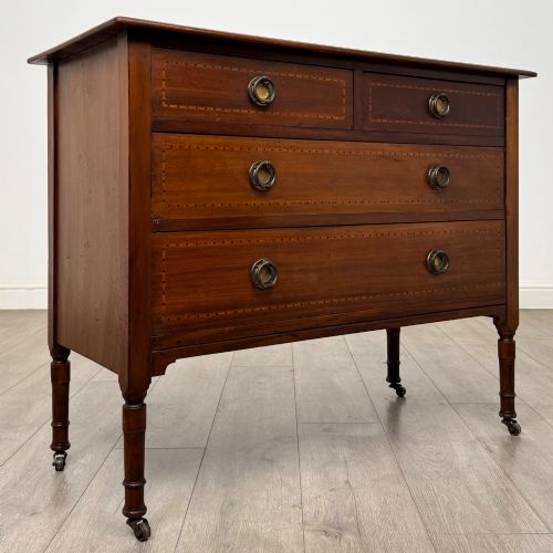 ANTIQUE 20TH CENTURY EDWARDIAN CHEST OF DRAWERS IN MAHOGANY - ADDITIONAL PHOTO 7