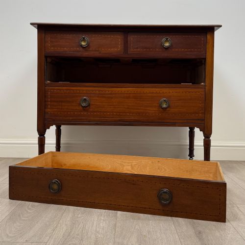 ANTIQUE 20TH CENTURY EDWARDIAN CHEST OF DRAWERS IN MAHOGANY - ADDITIONAL PHOTO 9