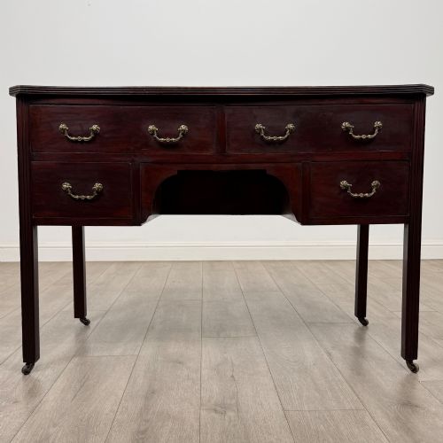 ANTIQUE 19TH CENTURY GEORGIAN STYLE WRITING TABLE IN MAHOGANY