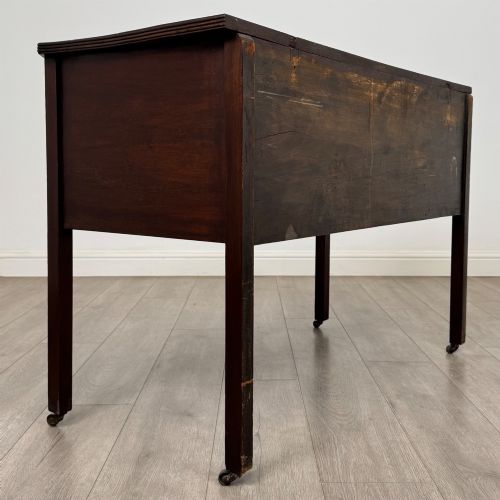 ANTIQUE 19TH CENTURY GEORGIAN STYLE WRITING TABLE IN MAHOGANY - ADDITIONAL PHOTO 3