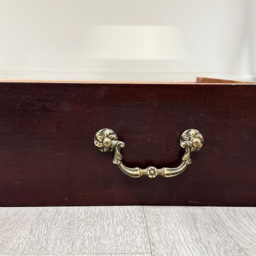 ANTIQUE 19TH CENTURY GEORGIAN STYLE WRITING TABLE IN MAHOGANY - ADDITIONAL PHOTO 10