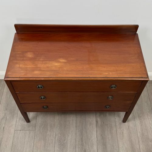 ANTIQUE 20TH CENTURY INLAID CHEST OF DRAWERS IN MAHOGANY - ADDITIONAL PHOTO 8