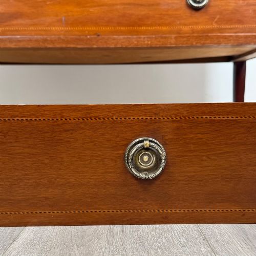 ANTIQUE 20TH CENTURY INLAID CHEST OF DRAWERS IN MAHOGANY - ADDITIONAL PHOTO 10