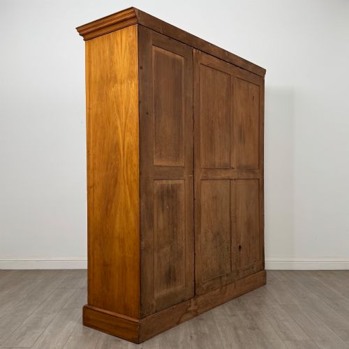 ANTIQUE 20TH CENTURY LARGE ART DECO WARDROBE IN BURR WALNUT - ADDITIONAL PHOTO 4