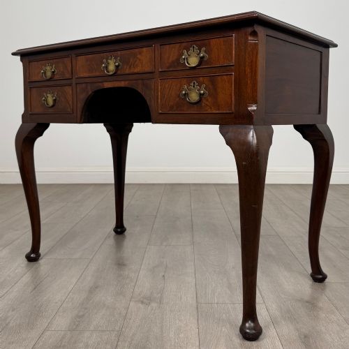 ANTIQUE 20TH CENTURY EDWARDIAN WRITING TABLE IN MAHOGANY - ADDITIONAL PHOTO 1