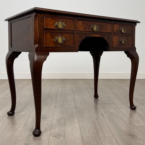 ANTIQUE 20TH CENTURY EDWARDIAN WRITING TABLE IN MAHOGANY - ADDITIONAL PHOTO 7