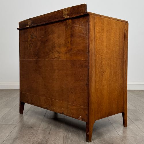 ANTIQUE 20TH CENTURY CHEST OF DRAWERS IN GOLDEN OAK - ADDITIONAL PHOTO 5