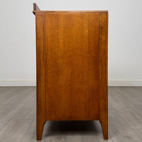 ANTIQUE 20TH CENTURY CHEST OF DRAWERS IN GOLDEN OAK - ADDITIONAL PHOTO 6