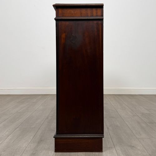 ANTIQUE 20TH CENTURY EDWARDIAN OPEN BOOKCASE IN MAHOGANY - ADDITIONAL PHOTO 3