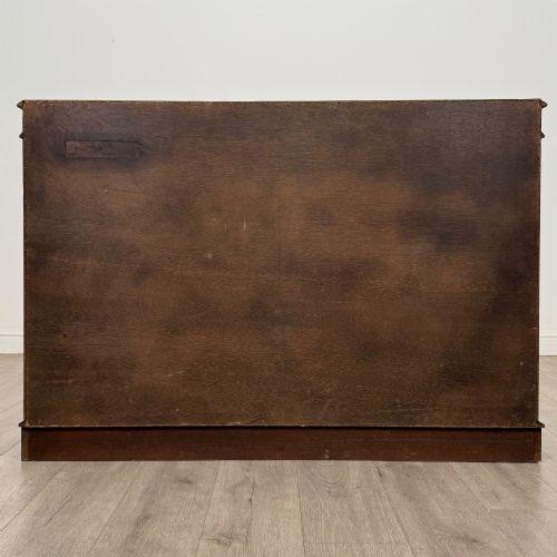 ANTIQUE 20TH CENTURY EDWARDIAN OPEN BOOKCASE IN MAHOGANY - ADDITIONAL PHOTO 5