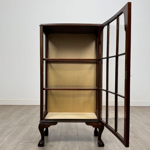 ANTIQUE 20TH CENTURY SMALL EDWARDIAN DISPLAY CABINET - ADDITIONAL PHOTO 1