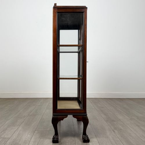 ANTIQUE 20TH CENTURY SMALL EDWARDIAN DISPLAY CABINET - ADDITIONAL PHOTO 5