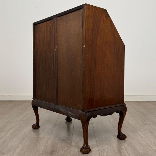 ANTIQUE 20TH CENTURY EDWARDIAN BUREAU IN FIGURED WALNUT - ADDITIONAL PHOTO 6