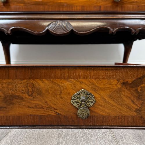 ANTIQUE 20TH CENTURY EDWARDIAN BUREAU IN FIGURED WALNUT - ADDITIONAL PHOTO 12